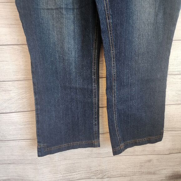 Liz Lange womans maternity size 10 stretch cotton blend denim jeans - Picture 2 of 9